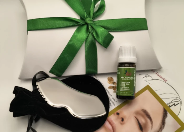 Contents of the Facial Glow Box laid out to view
